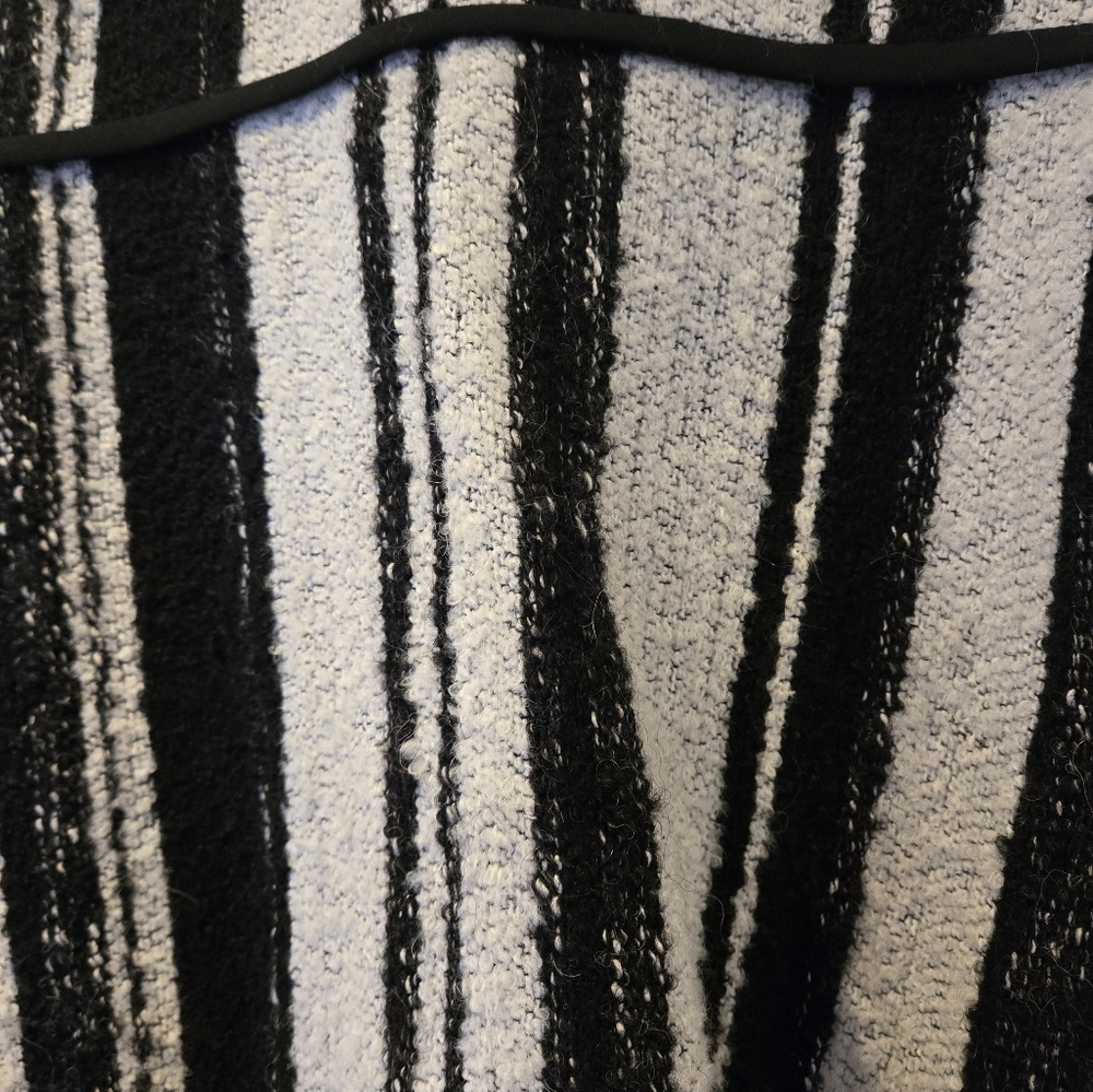 Akris Punto Cotton Striped "cape" Jacket Size 4 - Picture 4 of 8